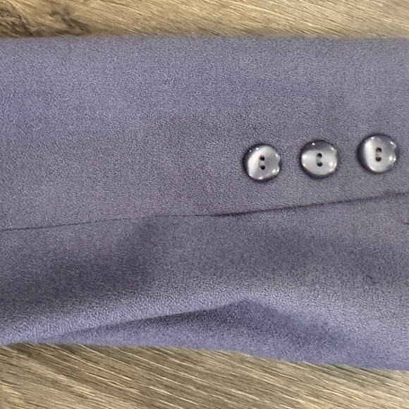 Vintage Lavender Wool Single-Breasted Blazer - Picture 7 of 10